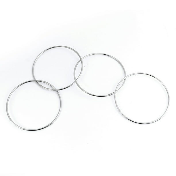 4pcs Magic Metal Rings Linking Iron Hoops for Fun Magic Trick Playing Props 4pcs Magic Metal Rings Linking Iron Hoops for Fun Magic Trick Playing Props